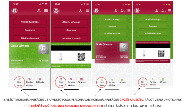 Kā atpazīt digitālo apliecību ''Goda ģimene''