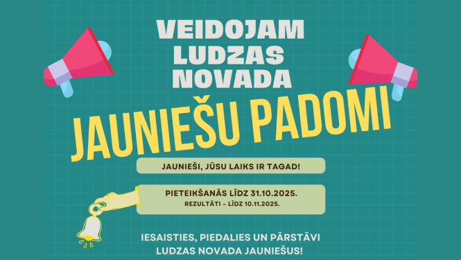 VEIDOJAM LUDZAS NOVADA JAUNIEŠU PADOMI!