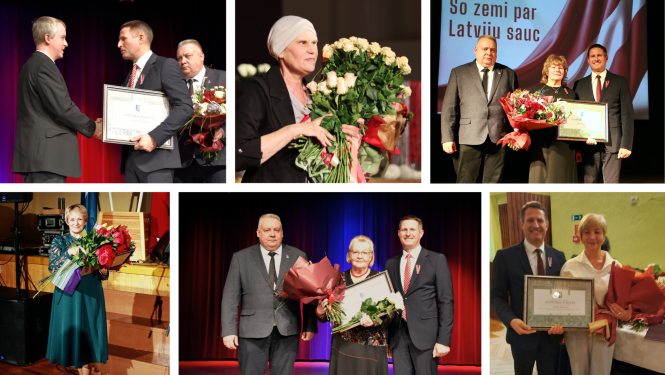 Valsts svētkos sumināti cilvēki, kuri stiprina Ludzas novadu