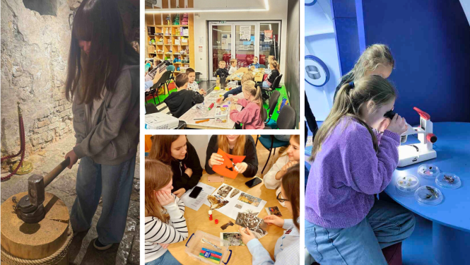 Ludzas pilsētas vidusskolā mācību process ar STEM projektu novembrī