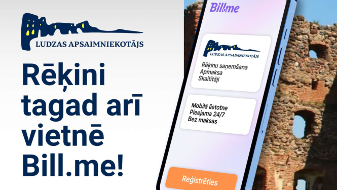 Vizuālis - SIA “LUDZAS APSAIMNEKOTĀJS ievieš jaunu klientu apkalpošanas platformu - ērta rādījumu nodošana, rēķinu saņemšana un komunikācija ar pārvaldnieku!
