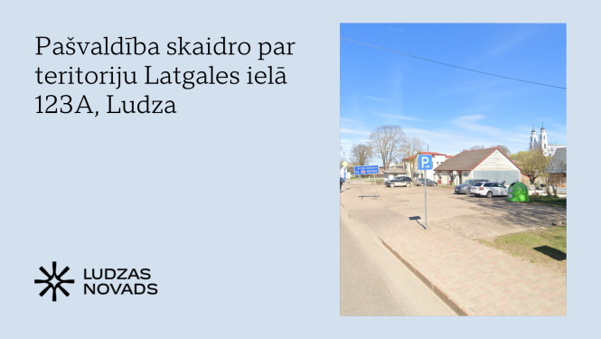 Pašvaldības informācija par teritoriju Latgales ielā 123A, Ludza