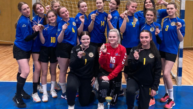 Ludzas novada Sporta skolas handolistēm 3.vieta