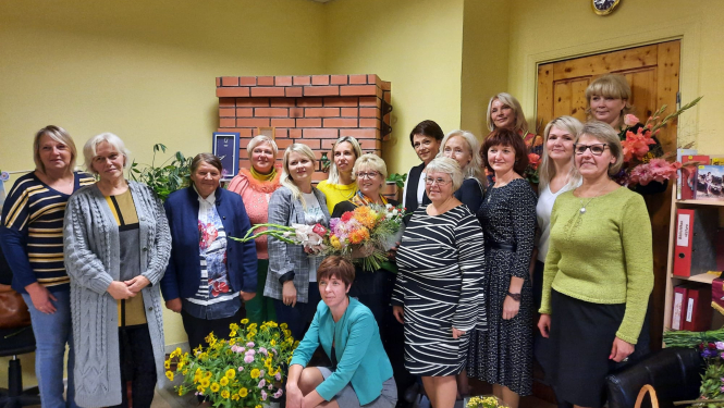 Dzejas diena kopā ar novadnieci Valentīnu Mortukāni