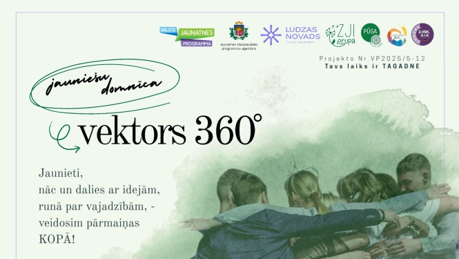 Vizuālis - Aicinām jauniešu uz domnīcām “VEKTORS 360o”