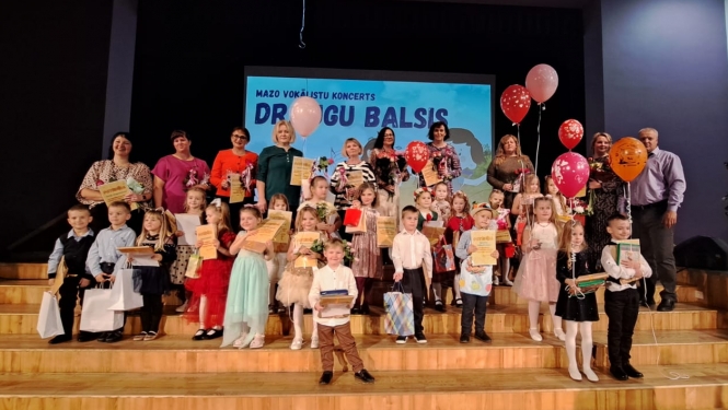 Ludzas pirmsskolas izglītības iestāžu audzēkņu koncerts "Draugu balsis"