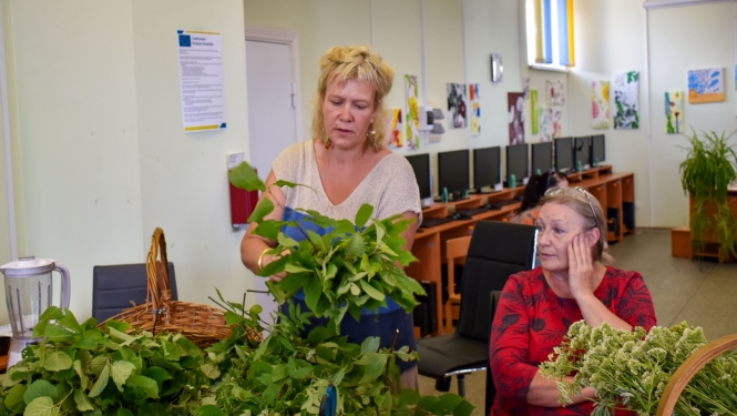 Izglītojoši izklaidējošs pasākums "Zaļā kafejnīca" aktivitātes