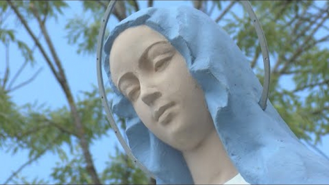 Dievmātes skulptūra Ludzā veltīta arī Latvijas neatkarībai