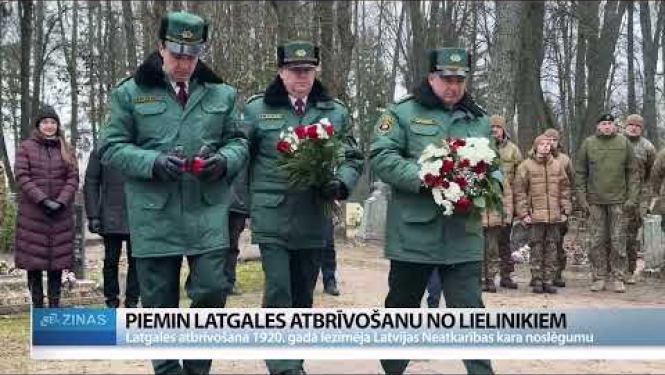ReTV: Piemin Latgales atbrīvošanu no lieliniekiem