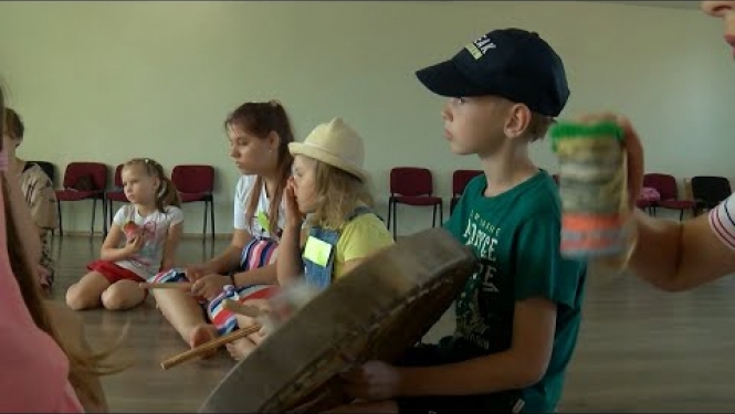 Ludzā nometnē tiekas bērni no Ukrainas un Latvijas