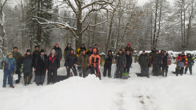 Zemledus makšķerēšanas sacensības „NE ASAKAS!” uz Lielā Kivdolovas ezera Pureņu pagastā