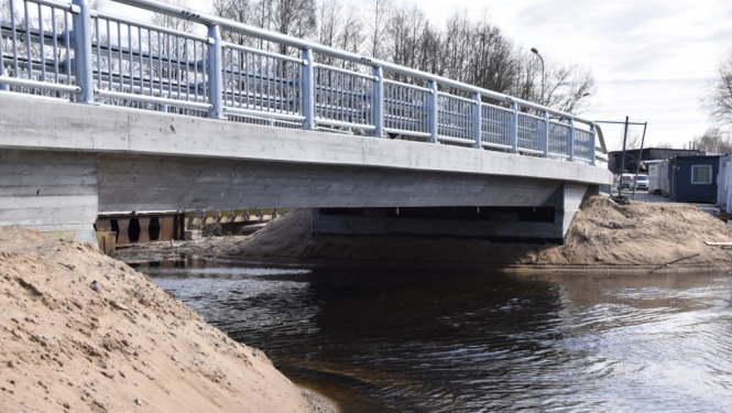 Tika atsākti “Govju tilta” pārbūves darbi