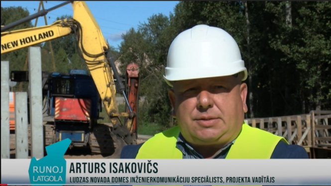 Ludzā sākušies “Govju” tilta pārbūves darbi | LRTV sižets