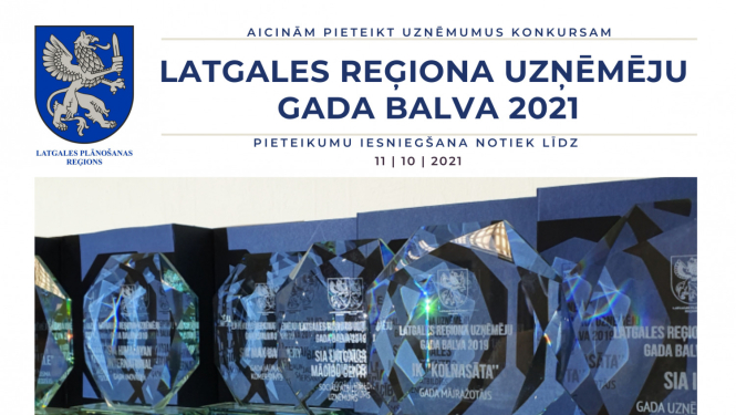 Izsludināts konkurss “Latgales reģiona uzņēmēju gada balva 2021”