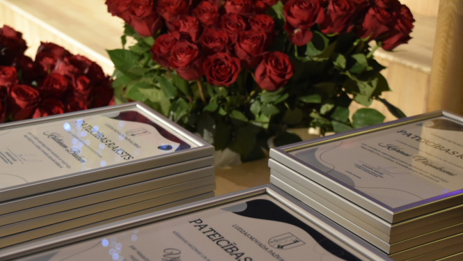 Pasniegti pašvaldības Pateicības raksti par izciliem sasniegumiem sportā un kultūrā