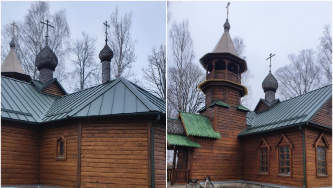 Projekta ietvaros atjauno Kārsavas sirdsskaidrās Polockas Eufrosinijas pareizticīgo draudzes baznīcas jumtu un ēkas fasādi