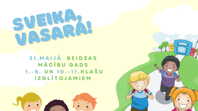 Apsveikums pēdējā skolas dienā no Ludzas novada Izglītības pārvaldes