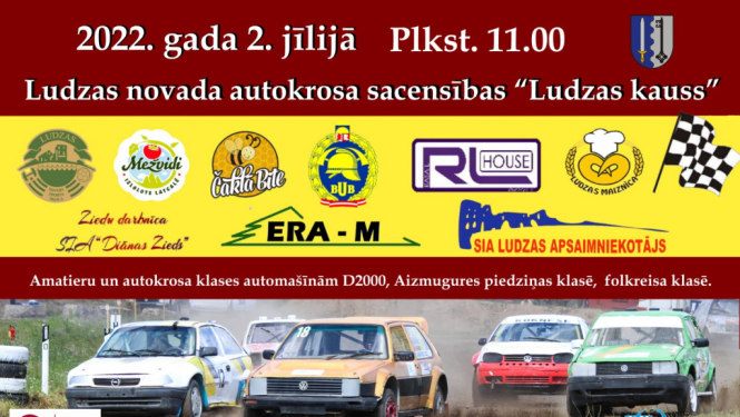 Autokrosa sacensības “Ludzas kauss”