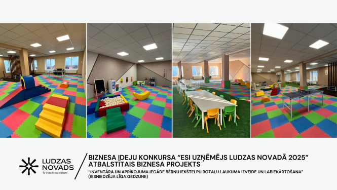 Kārsavā ir tapusi jauna, mājīga un mūsdienīga bērnu svētku telpa “Lapsa un draugi”.