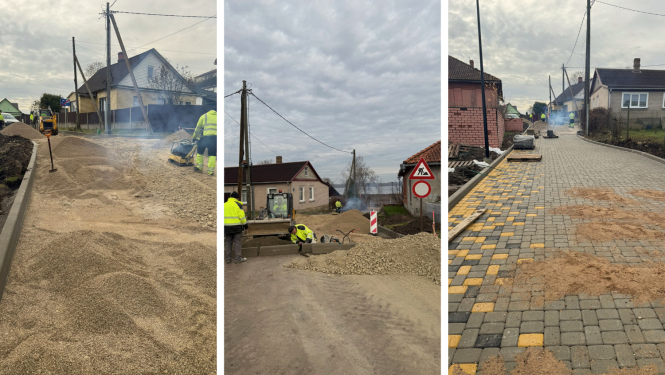 Būvdarbi Lielā Ezerkrasta ielā Ludzā norit intensīvi – plānots pabeigt jau šogad