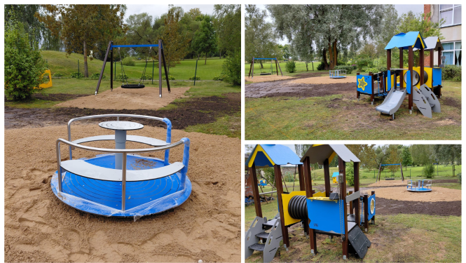 Publicitātes attēls - Briģu pirmsskolā jaunas rotaļu iespējas