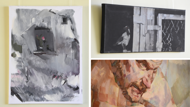 Vizuālis - Ludzas novada pašvaldībā skatāma Anatolija Zelča gleznu izstāde “61.kilometrs”