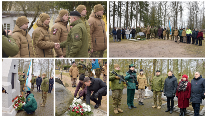 Latgales atbrīvošanas 105. gadadienas atceres brīži Ludzas novadā
