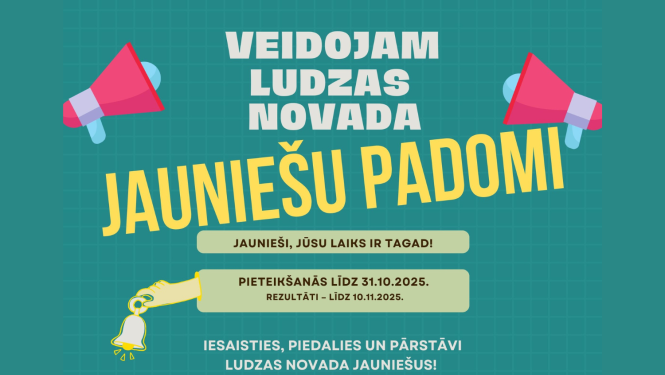 VEIDOJAM LUDZAS NOVADA JAUNIEŠU PADOMI!
