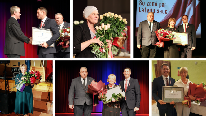 Valsts svētkos sumināti cilvēki, kuri stiprina Ludzas novadu