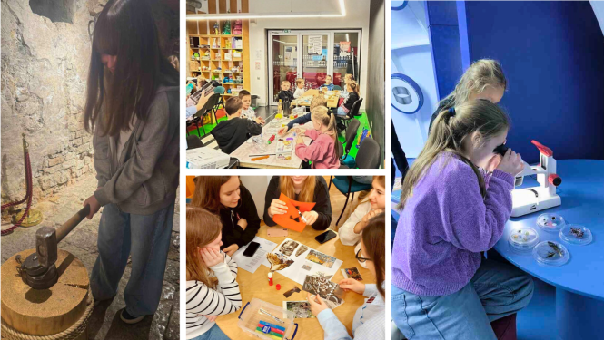 Ludzas pilsētas vidusskolā mācību process ar STEM projektu novembrī