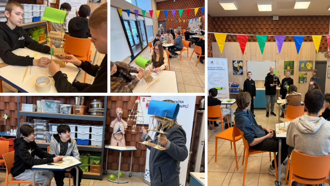 Zilupes vidusskolas 7. klases skolēni iepazīst Daugavpils Inovāciju centru