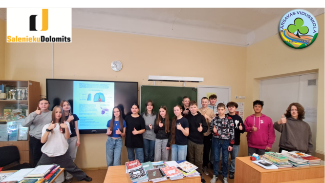 Kārsavas vidusskola saņem vērtīgu dāvinājumu no SIA “Salenieku Dolomīts”