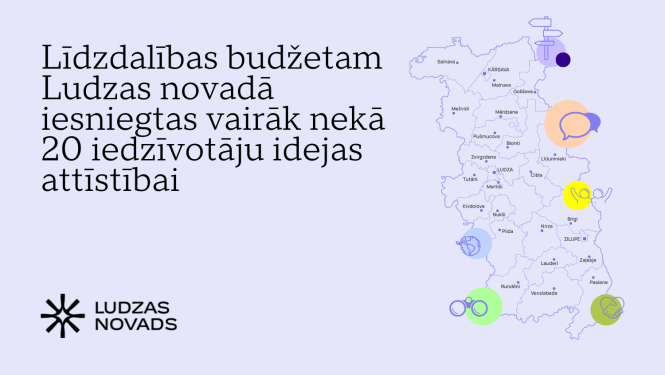 Vizuālis - Līdzdalības budžetam Ludzas novadā iesniegtas vairāk nekā 20 iedzīvotāju idejas attīstībai