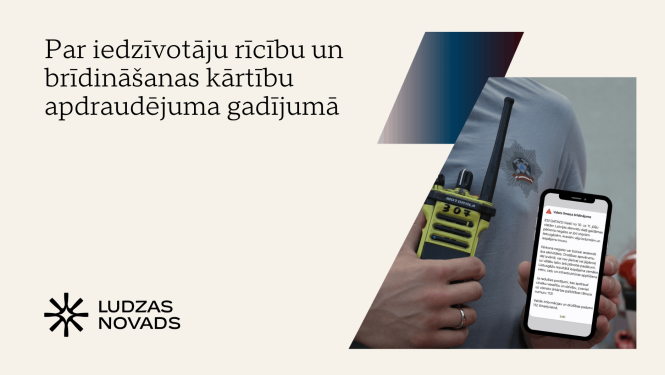 Par iedzīvotāju rīcību un brīdināšanas kārtību apdraudējuma gadījumā