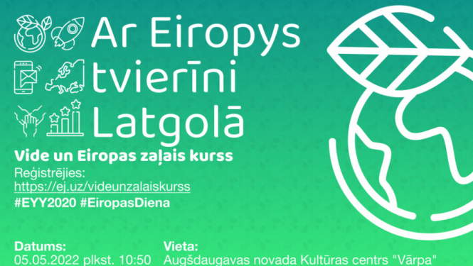 Jauniešu diskusiju cikla “Ar Eiropys tvierīni Latgolā” noslēguma pasākums notiks Daugavpilī