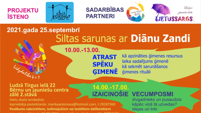 Biedrība Teātris azotē aicina uz tikšanos ar psiholoģi un psihoterapeiti Diānu Zandi