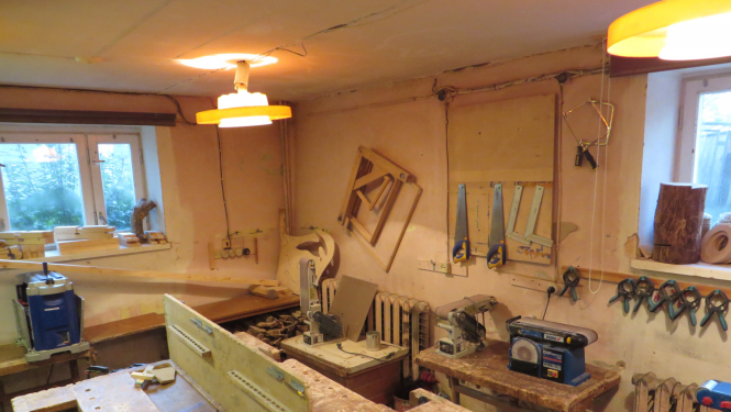 Tiek remontēts J.Soikāna Ludzas mākslas skolas kokapstrādes kabinets