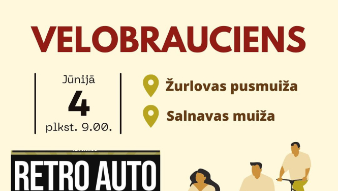 Aicinām pievienoties velobraucienam uz Salnavu!