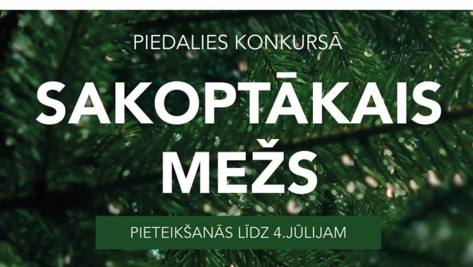 Sākusies pieteikšanās konkursam “Sakoptākais mežs 2022”