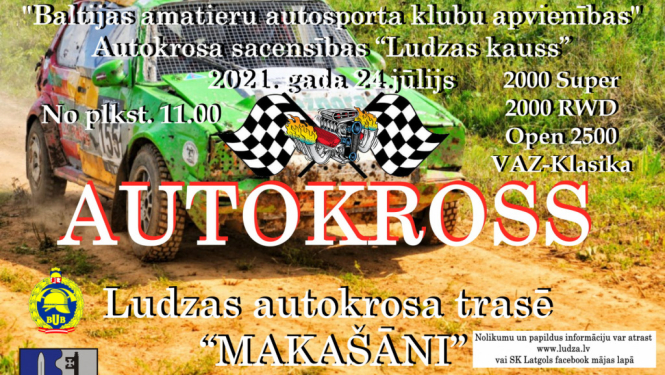 Autokrosa sacensības “Ludzas kauss”