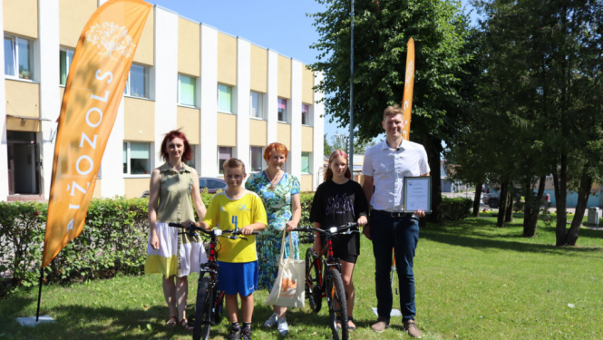 Ludzas novada Bērnu un jauniešu centra “Velo” pulciņš dāvanā saņem velosipēdus!