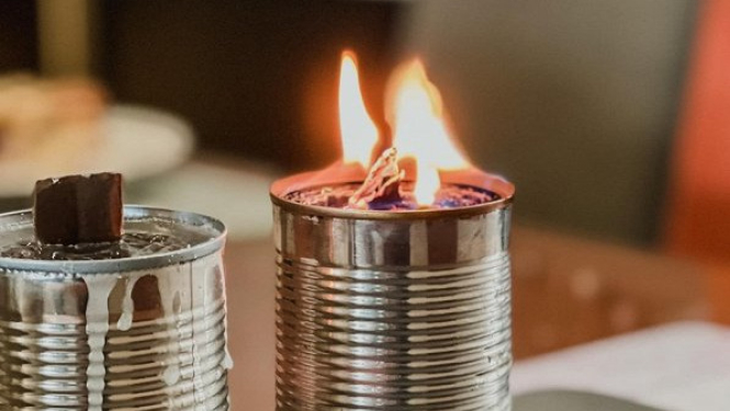 Attēlā: Ierakumu svece. Foto: Biedrība “Tavi draugi”