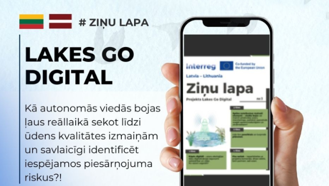 Projekta “LAKES GO DIGITAL” aktualitātes