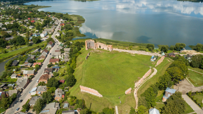 Ludzas pilsētas skats no augšas/Foto:Ministru kabinets
