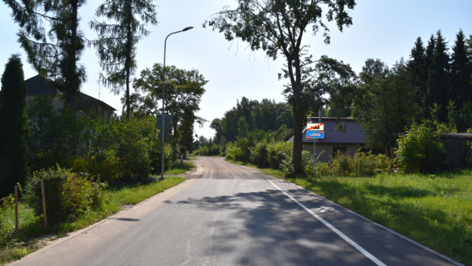 Vieta, kur beidzas Odu iela un sākas Banoņejas ceļš