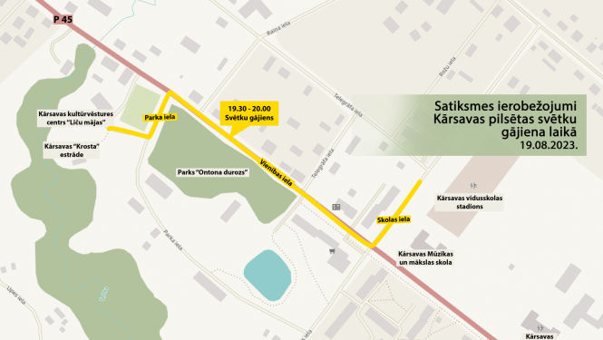 Satiksmes ierobežošanas shēma