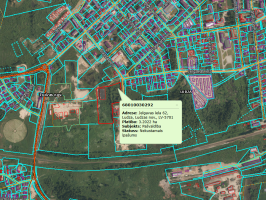 Zemesgabals ar esošu būvi (nojumi) Jelgavas ielā 62, Ludzā