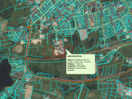 Zemesgabals Krāslavas ielā 1F, Ludzā
