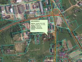 Zemesgabals Latgales ielā 242B, Ludzā