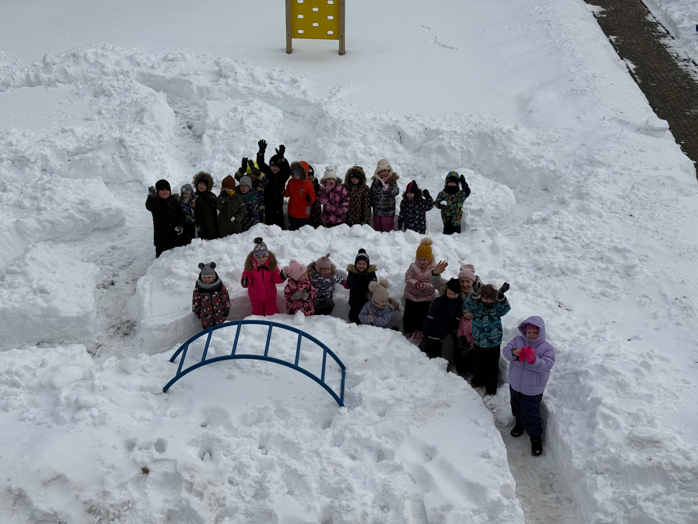 Ziemas prieki Ludzas pirmsskolas izglītības iestādē "Rūķītis"